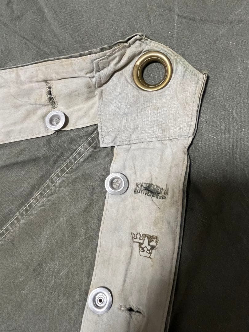 スウェーデン軍幕　テント地　軍幕