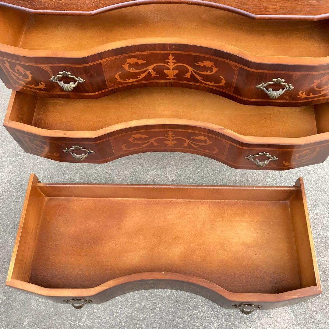 イタリア家具 タロッコ社 象嵌デザイン 猫足 ヴェローナ キャビネット チェスト