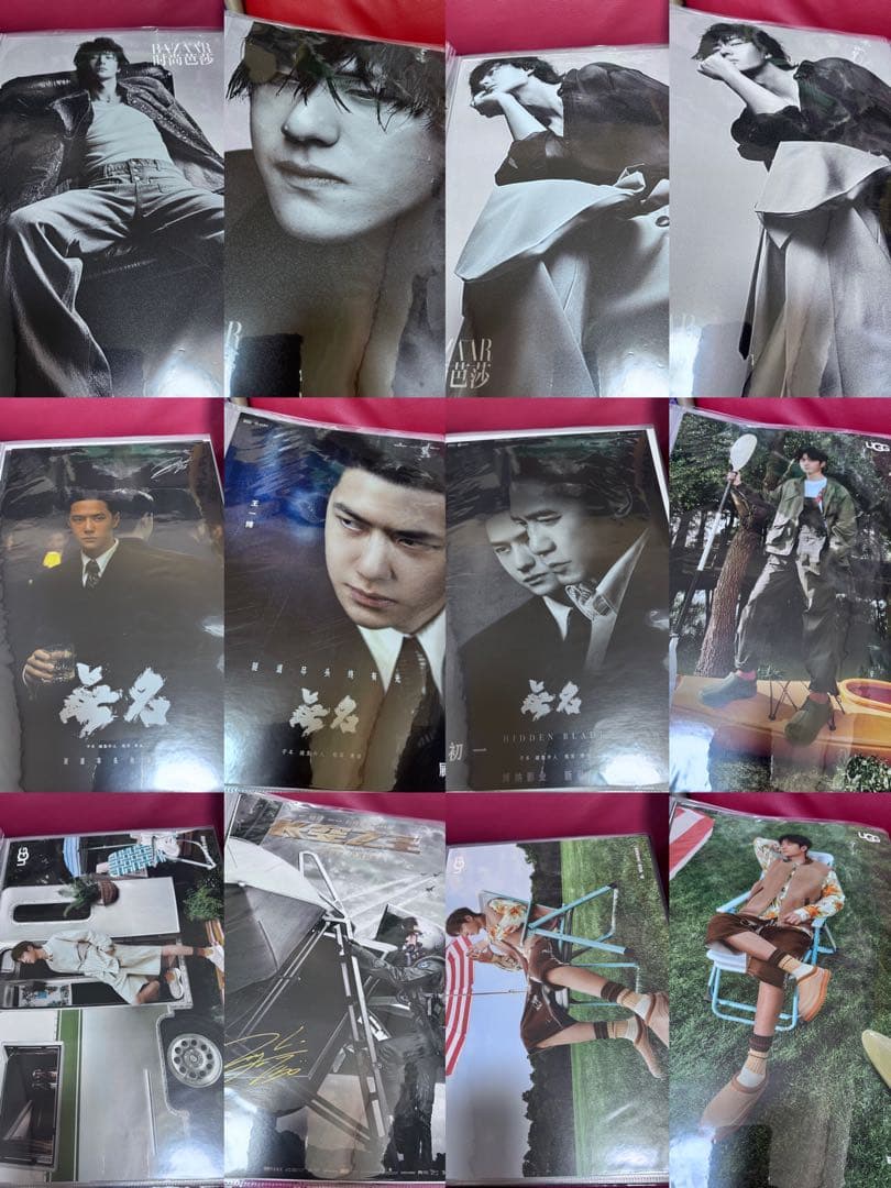 王一博ポスターカード　A4 55枚　両面