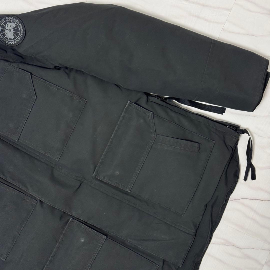 L相当✨カナダグースブラックレーベル メイトランドパーカー 2way ダウン 黒