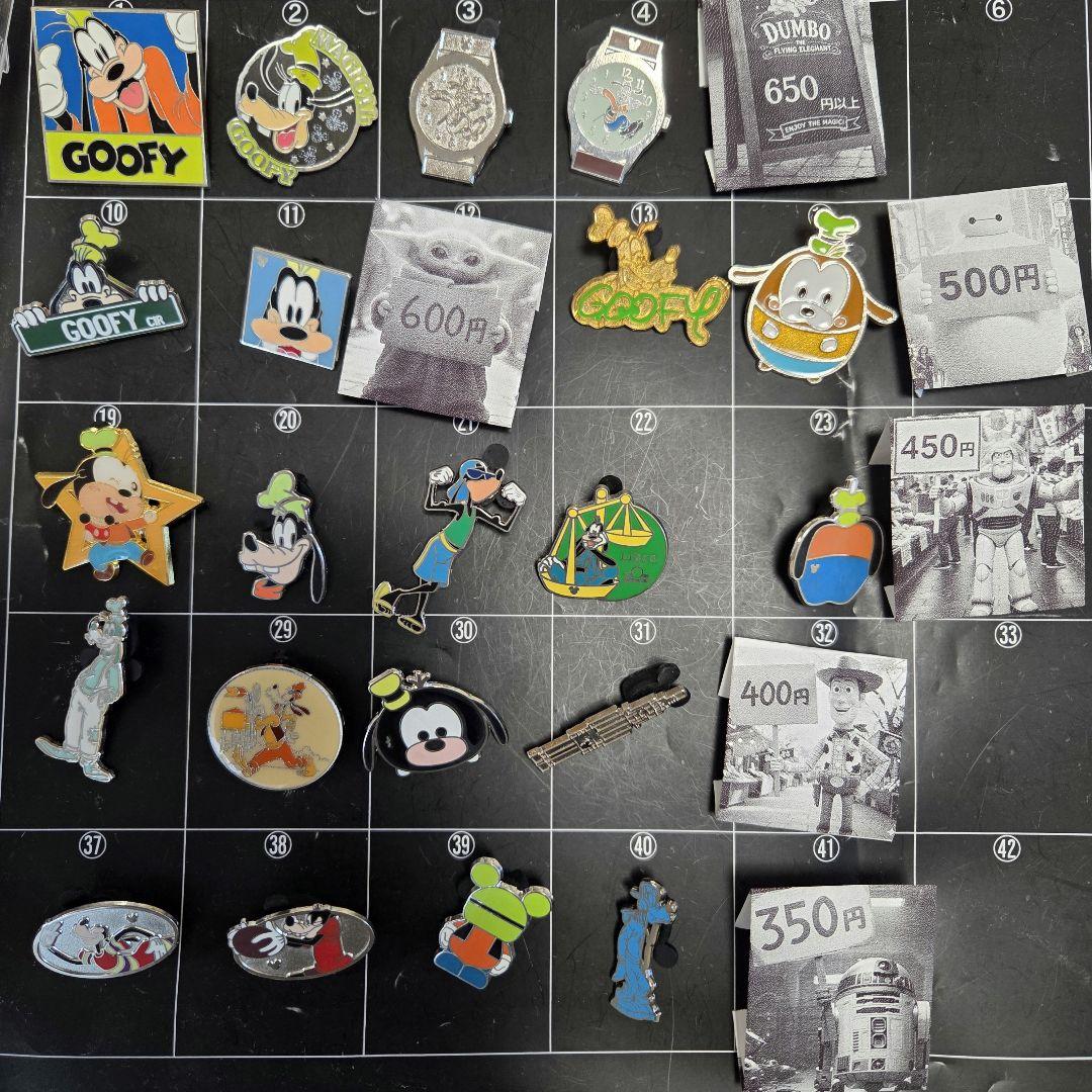 グーフィー　限定　レア　お菓子　海外　キャスト　ディズニーピン