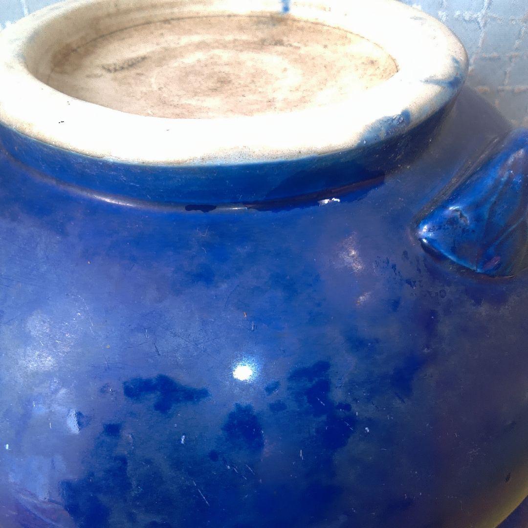 中国美術？ 香炉 中国 骨董 藍釉 青釉 瑠璃釉 伊万里？