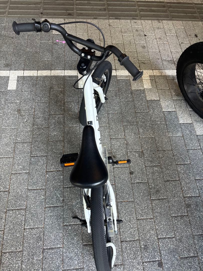 MARIN 16inch子供用自転車 ホワイト　補助輪付