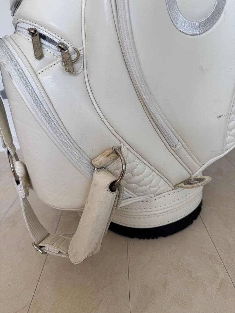 Audi ゴルフ　キャディバッグ ホワイト