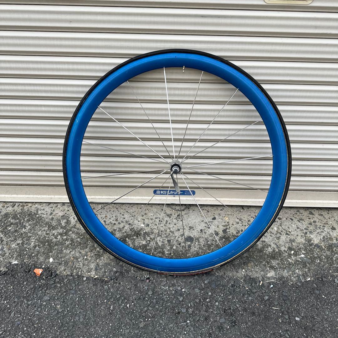 mavic cosmic フロントホイール　青　ブルー　700c