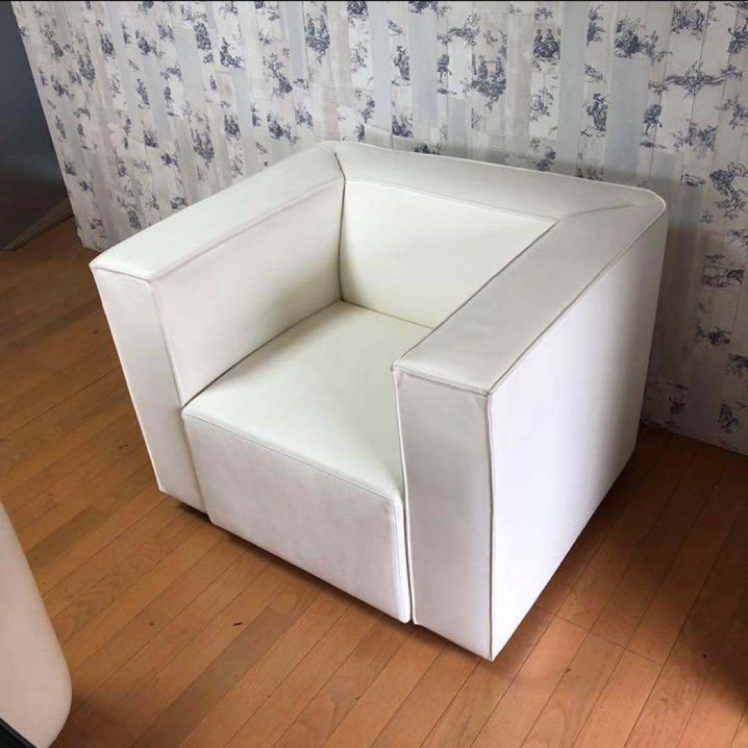 専用　新品同様美品 カッシーナ ブロンクス 本革 1人掛け　白革