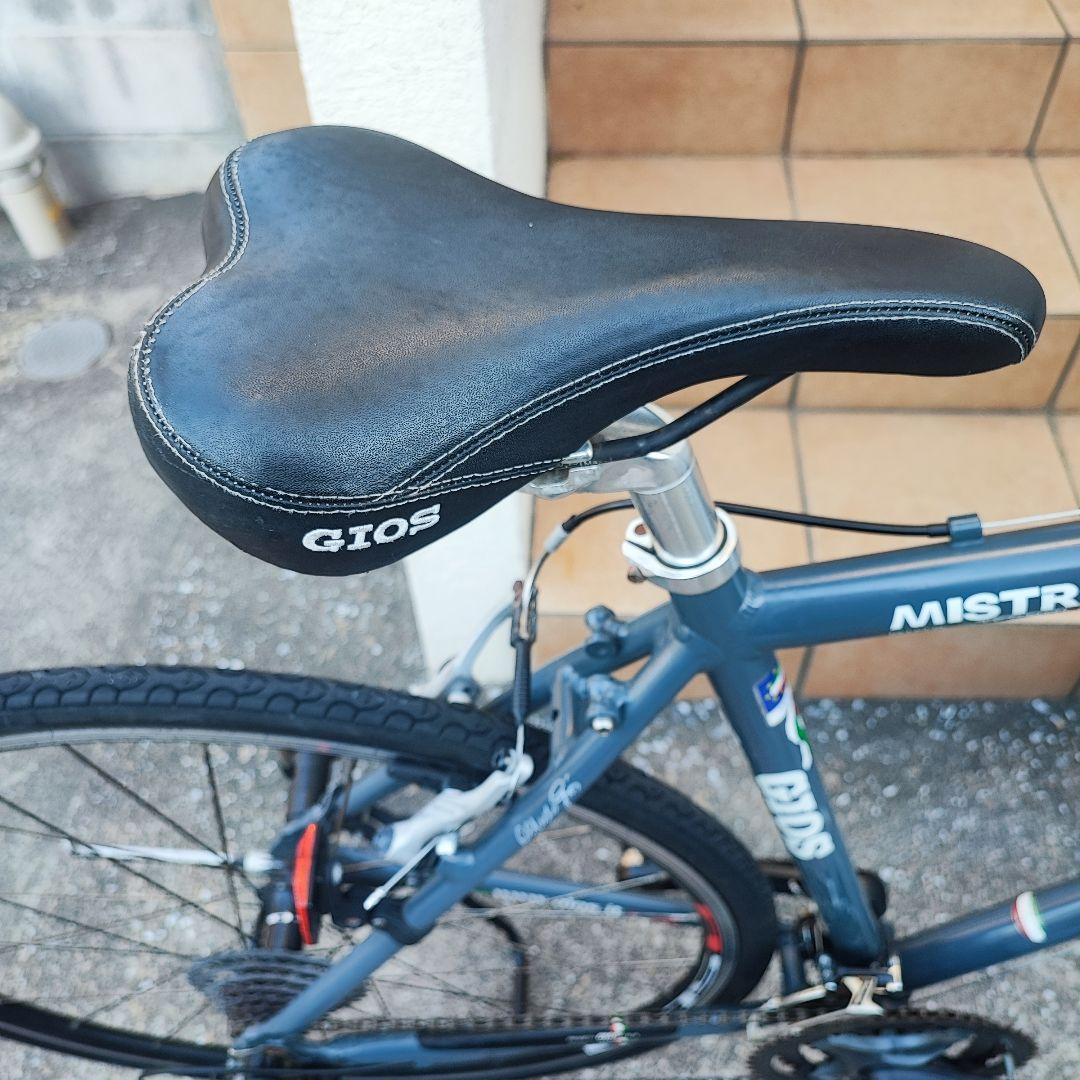 福岡発 整備済 GIOS MISTRAL ミストラル グレー クロスバイク 52