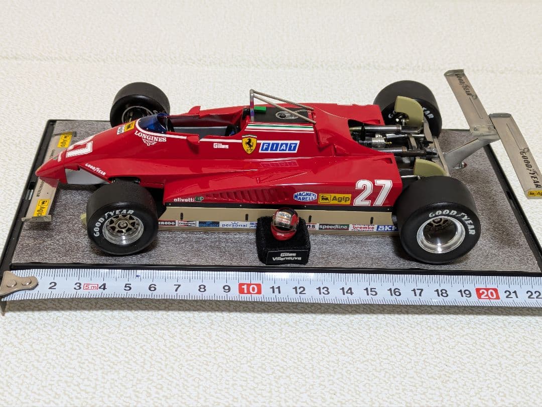 フェラーリ126C2 1982ダブルウィング ジル・ヴィルヌーブ#27