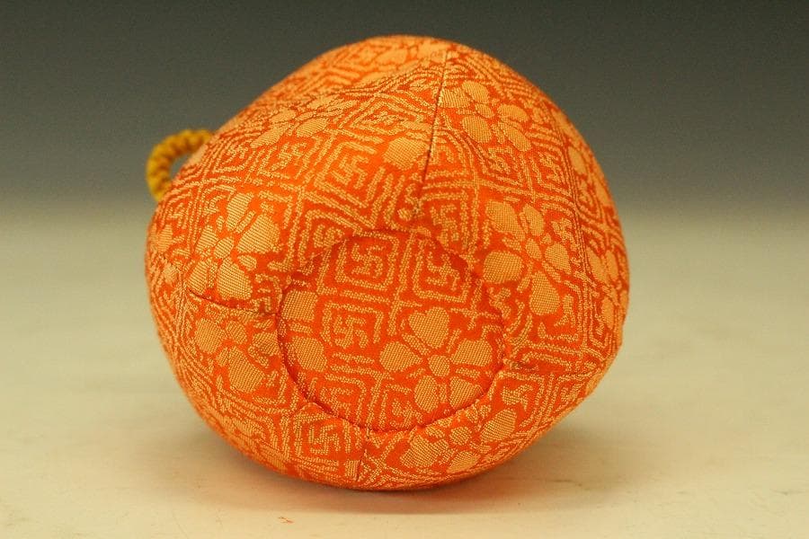 茶道具 唐物 彷古 文淋茶入 藤種緞子 仕服(RC934)