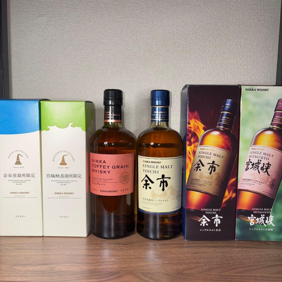 ニッカウイスキー 6本セット
