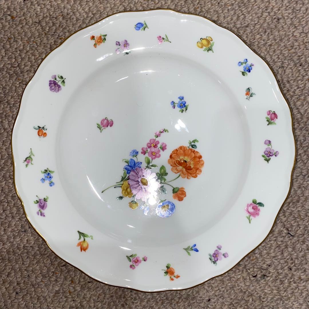 マイセン 大皿　24cm 5枚セット　スクラッチ無し