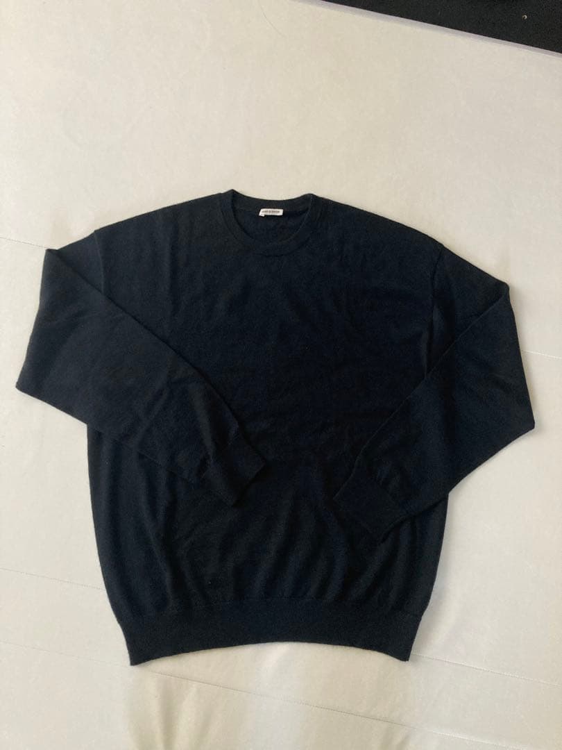 H*】様 cash&barba ウーステッドカシミヤクルーネック