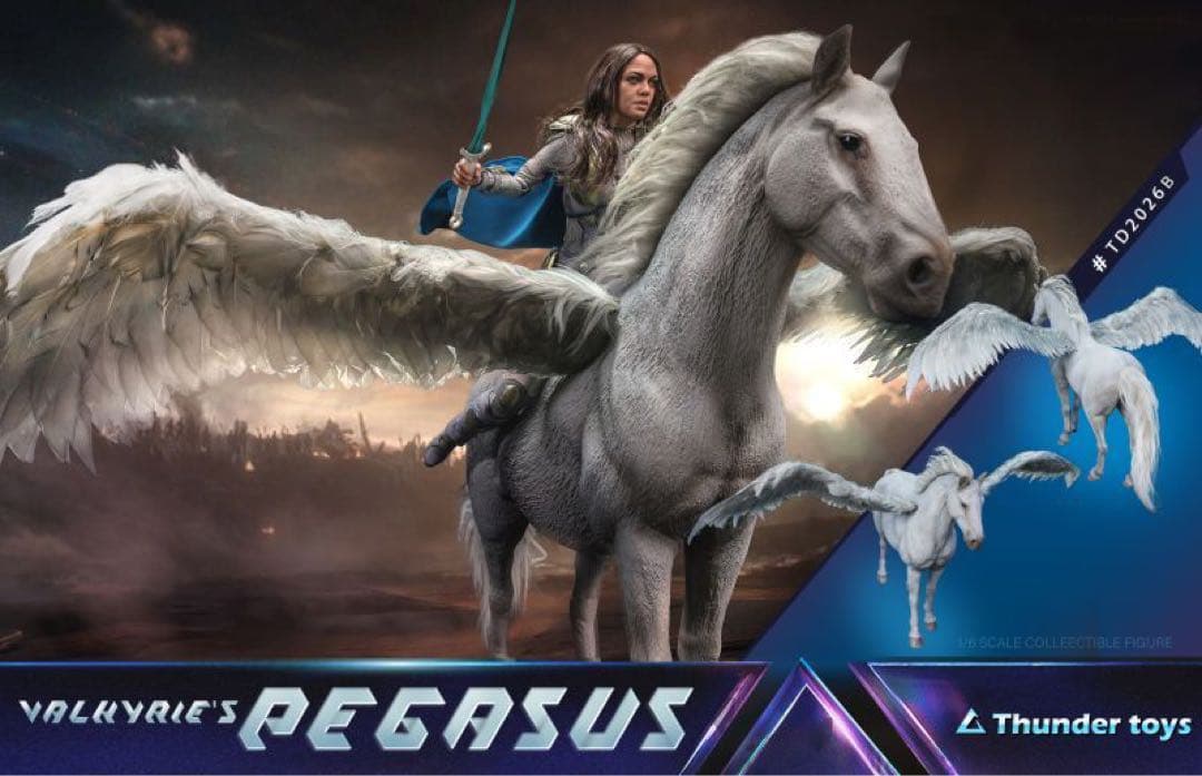 新品 フィギュア ヴァルキリー & ペガサス アベンジャーズ