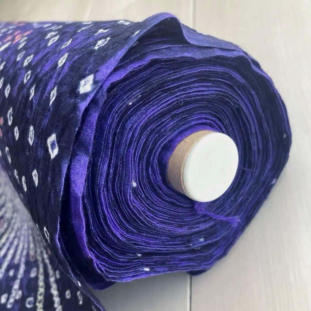 ちぃ 有松鳴海絞り　有松絞り浴衣　反物　湯のし済み　花火　No.2-150