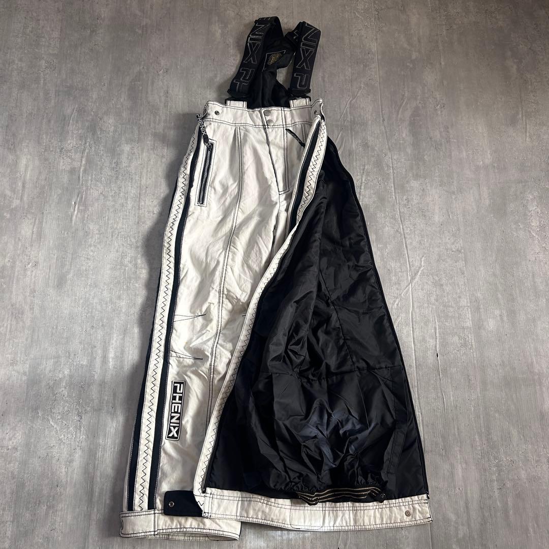 PHENIX スキーウェア 3点 M ダウンベスト付 サイド全開パンツ 90s