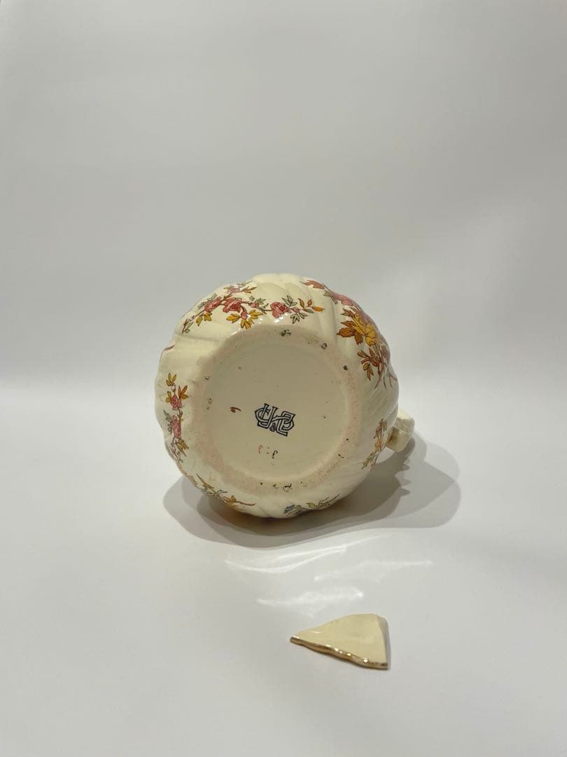 サルグミンヌ ルイ15世 ピッチャー U&C時代 割れあり 金継ぎ用