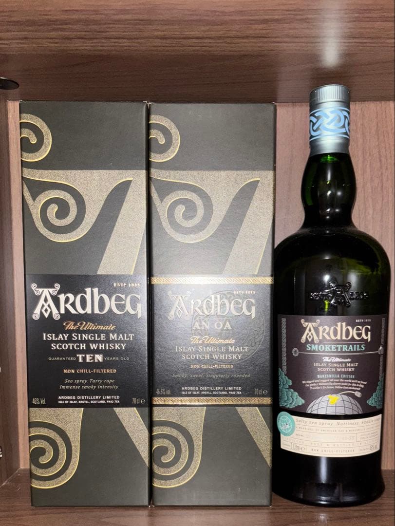 アードベッグ　10年　AN OA スモークトレールズ　Ardbeg 3本セット