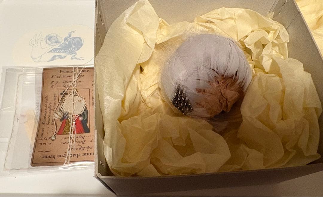 camellia 様 ruban ウィッグ iMda3.0 人形 ドール 羽根