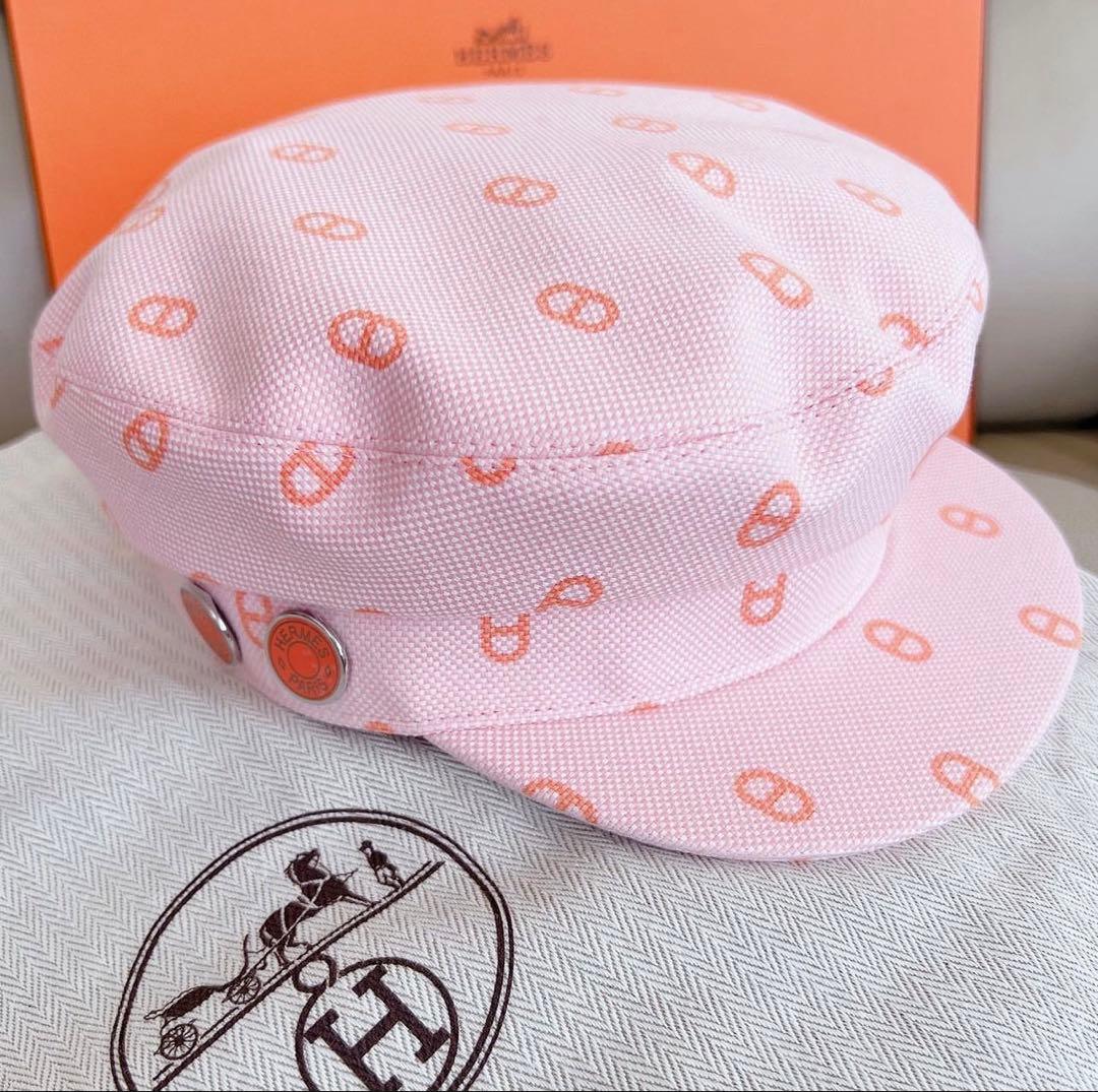 レア　エルメス　キャスケット ヴォーバン　シェーヌダンクル柄　新品