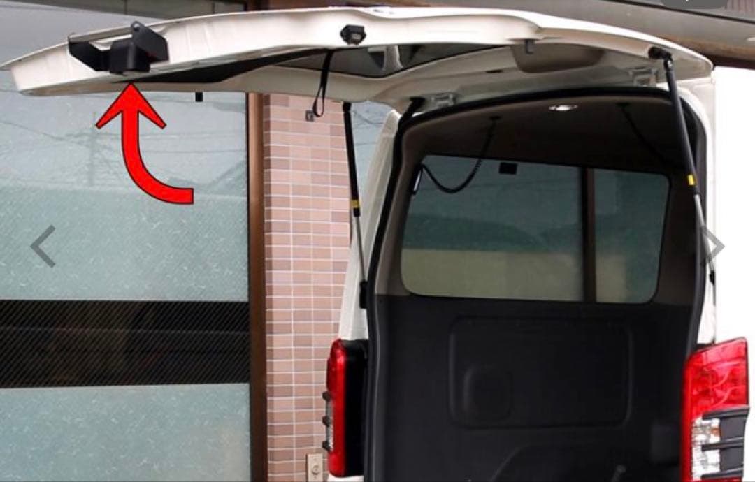 キャラバン　ケンスタイル リアゲートクローズバー 【サイドカバーセット仕様】