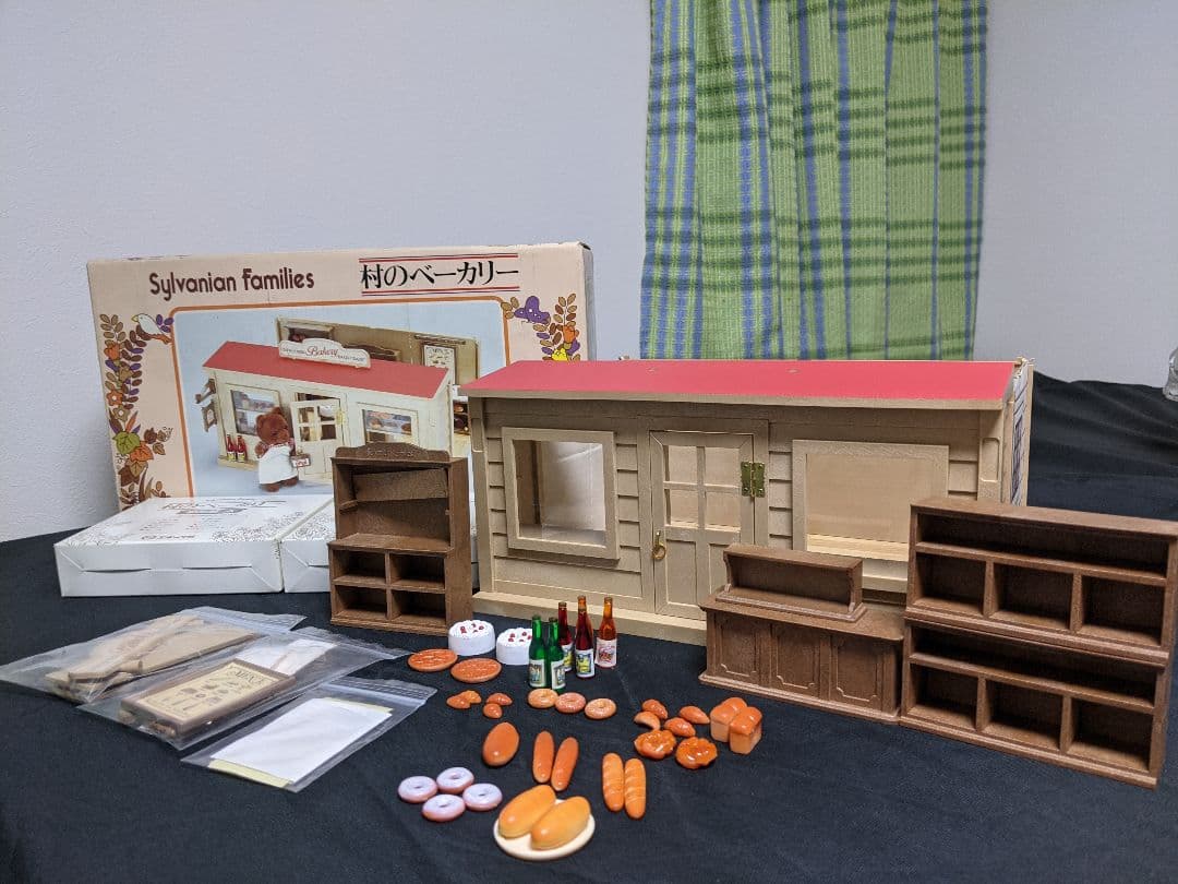 激レア★美品★初期貴重シルバニアファミリー★村のベーカリー♫パン屋さん