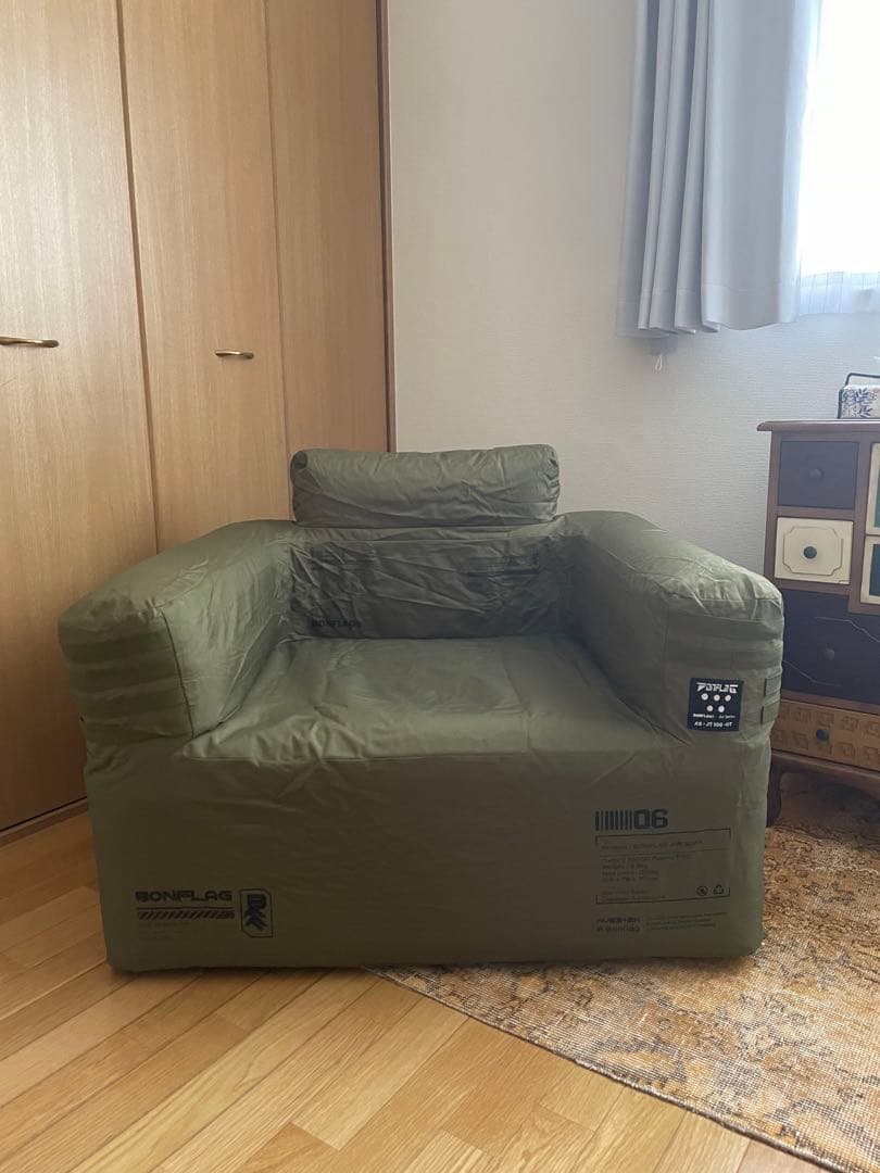 BONFLAG エアソファ AS-JT100-GT オリーブグリーン　日本未発売