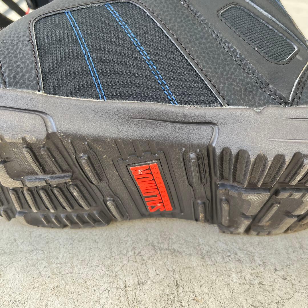 極上！超美品！！SALOMON スノーボードブーツ 黒/赤　一度のみ使用