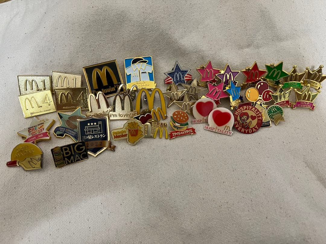 マクドナルド ピンズ ピンバッジ(40個セット)