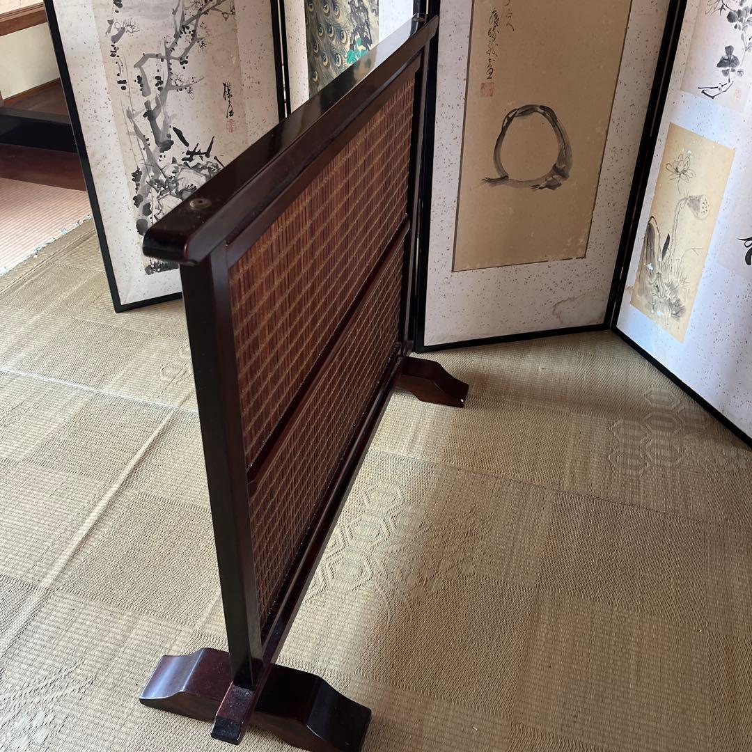 美品 衝立 パーテーション アンティーク