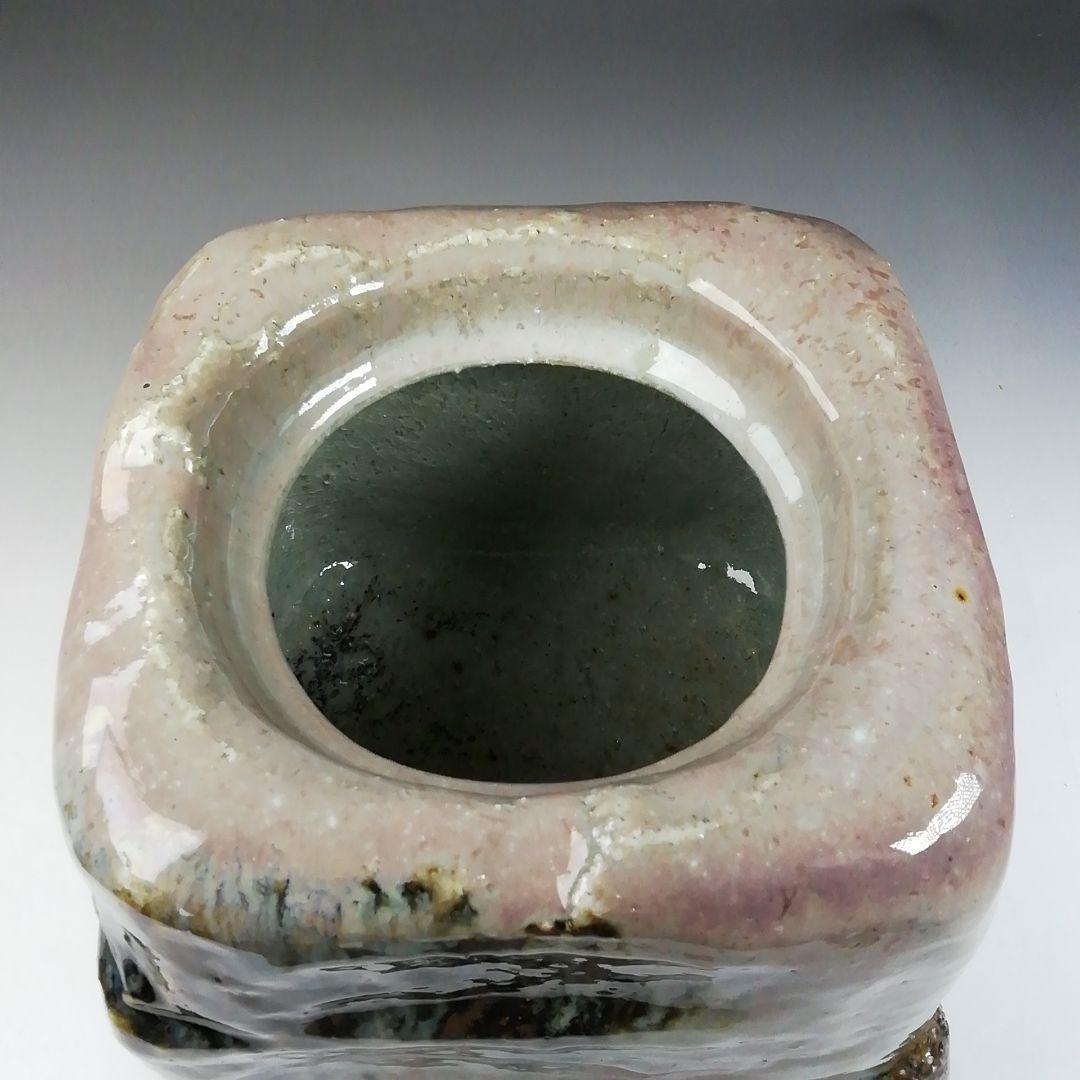 Ｔ８９３　水指　『萩焼』『吉田仙萩 造』　共箱　茶道具