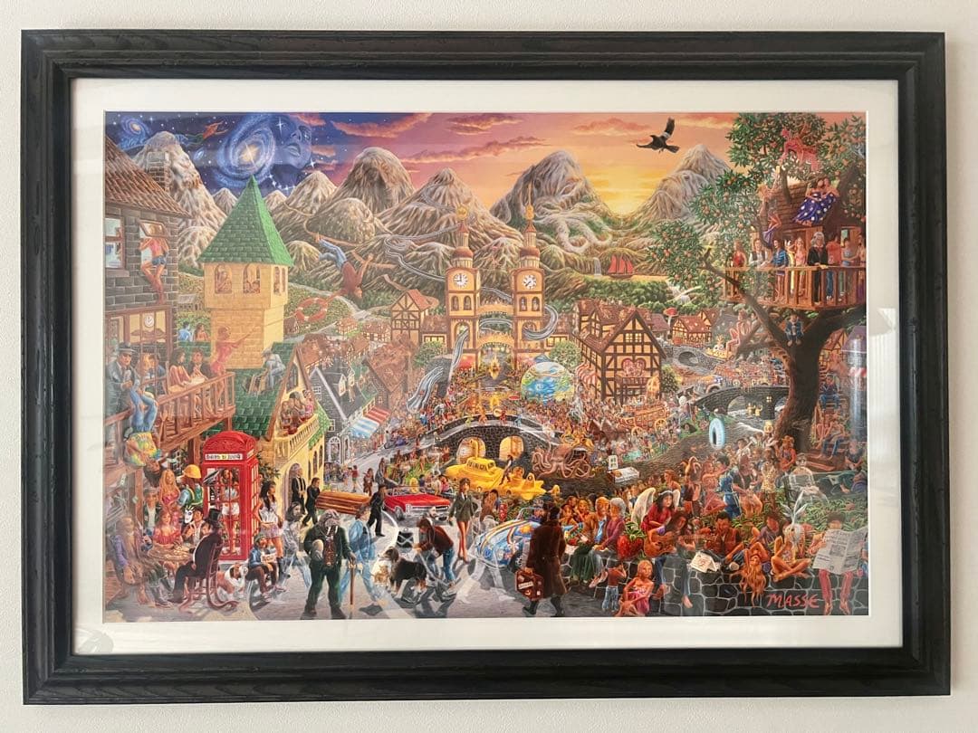 ビートルズ BEATLES トムマッセ Tom Masseアート 絵画 フレーム