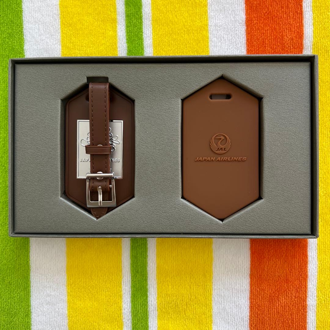 ★67*【新品】JAL グローバルクラブ 亀タグ ネームタグ （茶色）