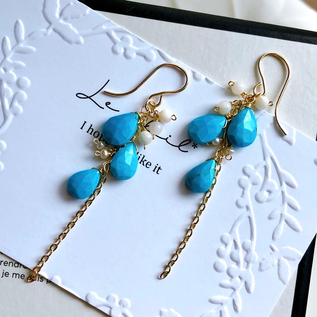 Kaya◆ピーチムーンストーン×淡水パールチャーム✧14kgf