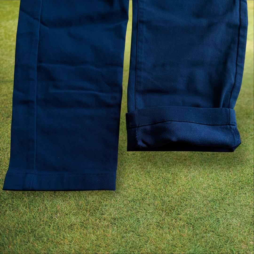 裏起毛　パーリーゲイツ　パンツ　M〜L相当　紺　濃紺　ネイビー　コットン素材　4