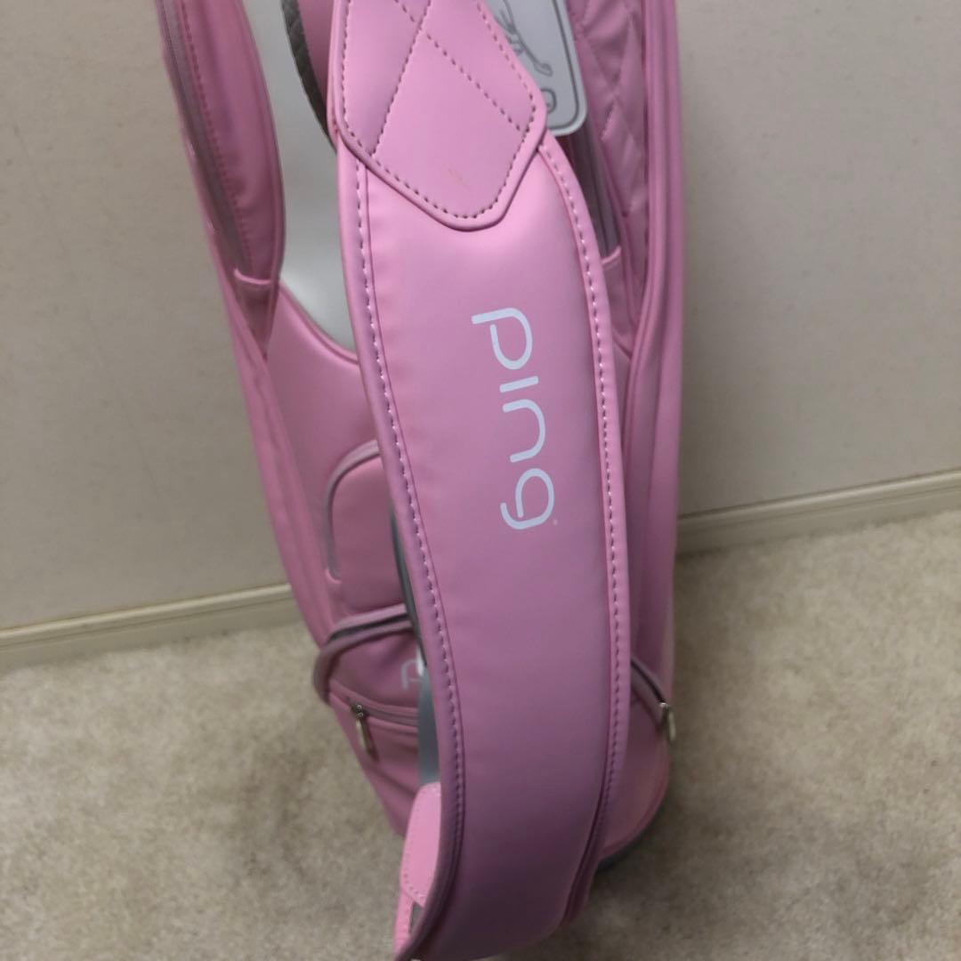 未使用品❗️PING キャディバッグ レディース　ヘッドカバー付き