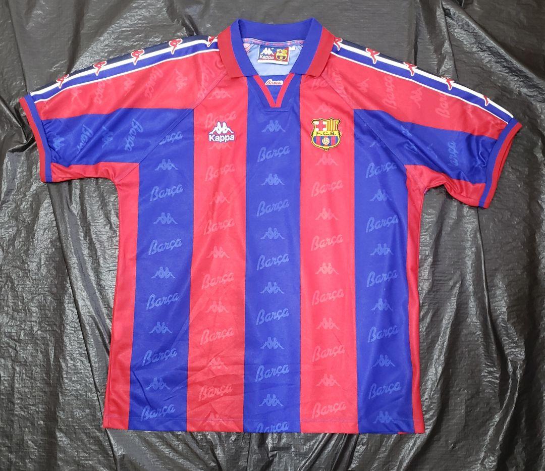 サッカー　希少　ユニフォーム　加入初年度　バルセロナ　フィーゴ