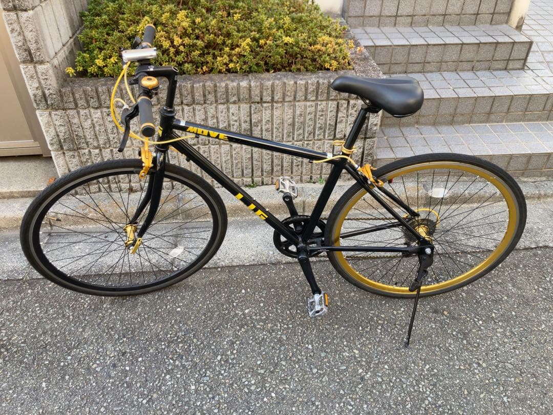 LIG MOVEクロスバイク黒/金 引き渡し限定 付属品あり 東京都世田谷区