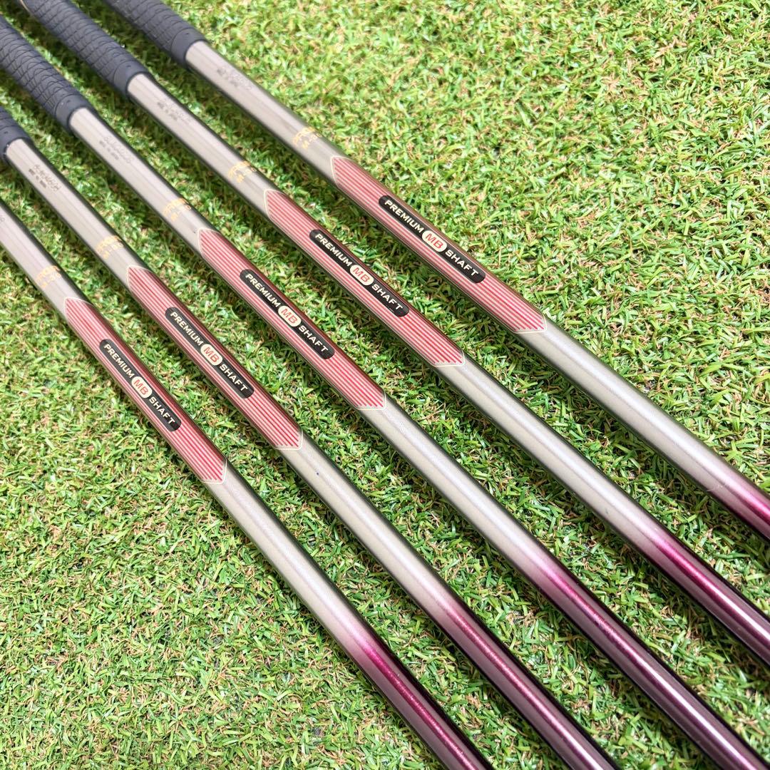 プロギア　TR-X 505 プレミアムレッド　レディース　アイアンセット　5本