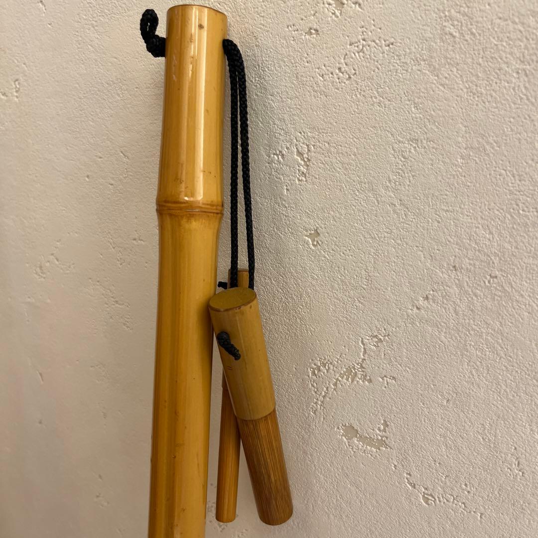 石鯛和竿　竿敏作　３本半継ぎ竹竿　石鯛竿