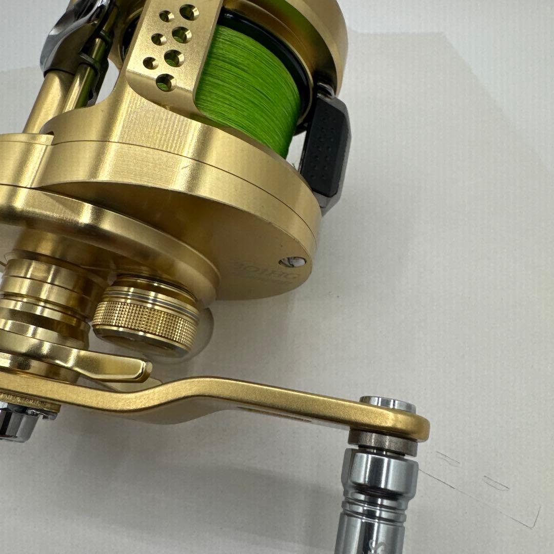 【美品・即使用可】15オシアコンクエスト301HG PE600m ハンドル交換済