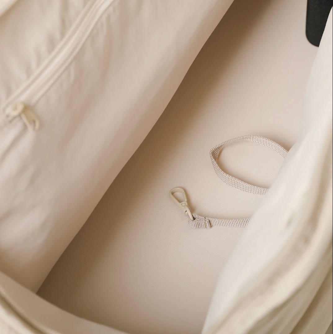 モンシェリ　軽量撥水ペットトートバッグ　Mサイズ　ベージュ（専用袋付き）