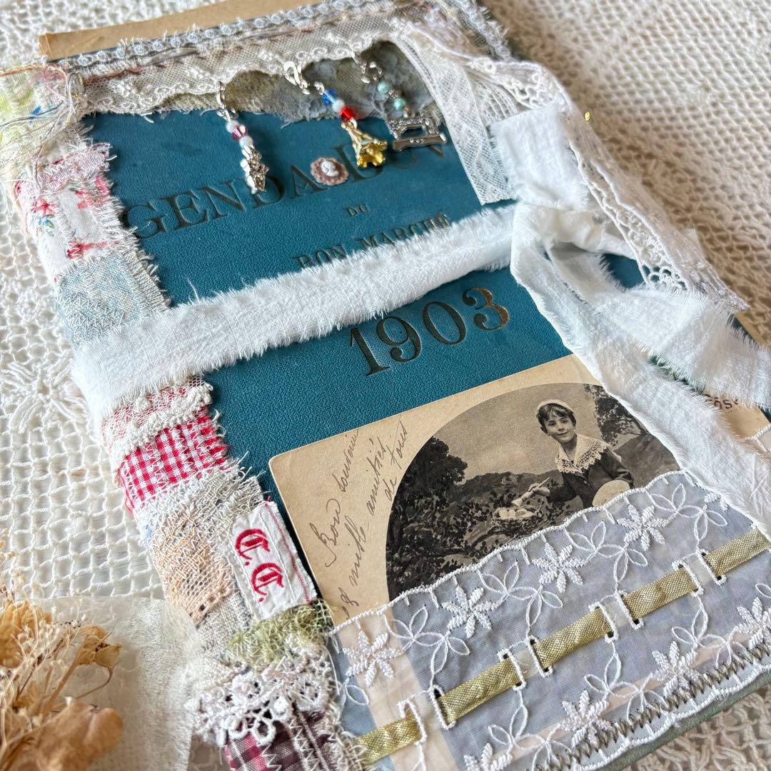 ꕤほぼA4版6穴ꕤ 自分好みにカスタマイズするジャンクジャーナル