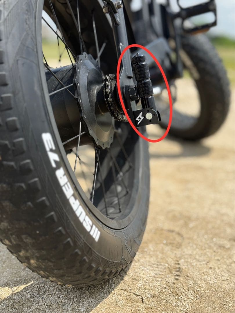 【激レア・数量限定】super73専用　特注フットレストペダル・フットスタンド