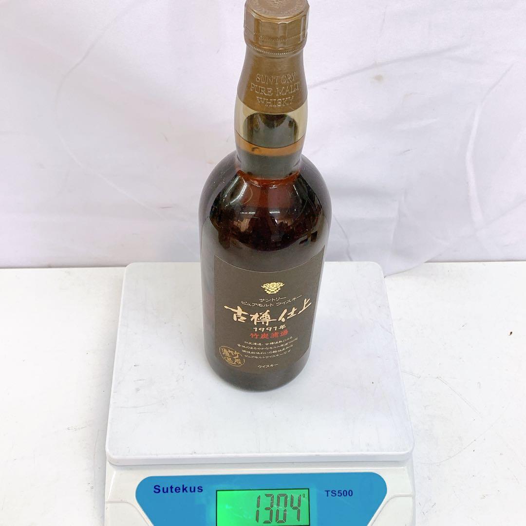 9ADM012 サントリー ピュアモルト ウィスキー 古樽仕上 1991年