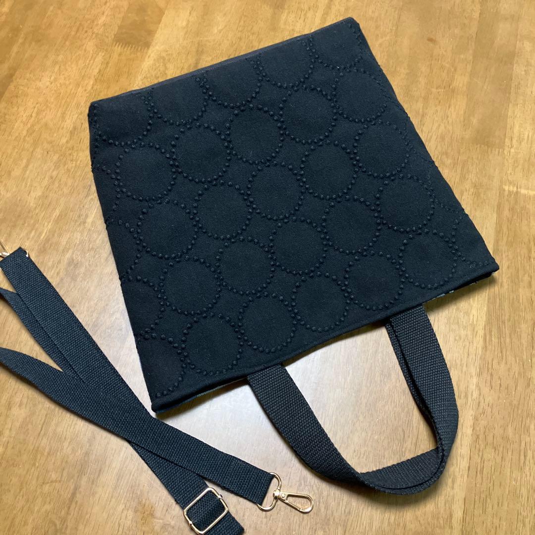 ミナペルホネン⚮ wolf&flower＋etc/2wayパッチバッグ