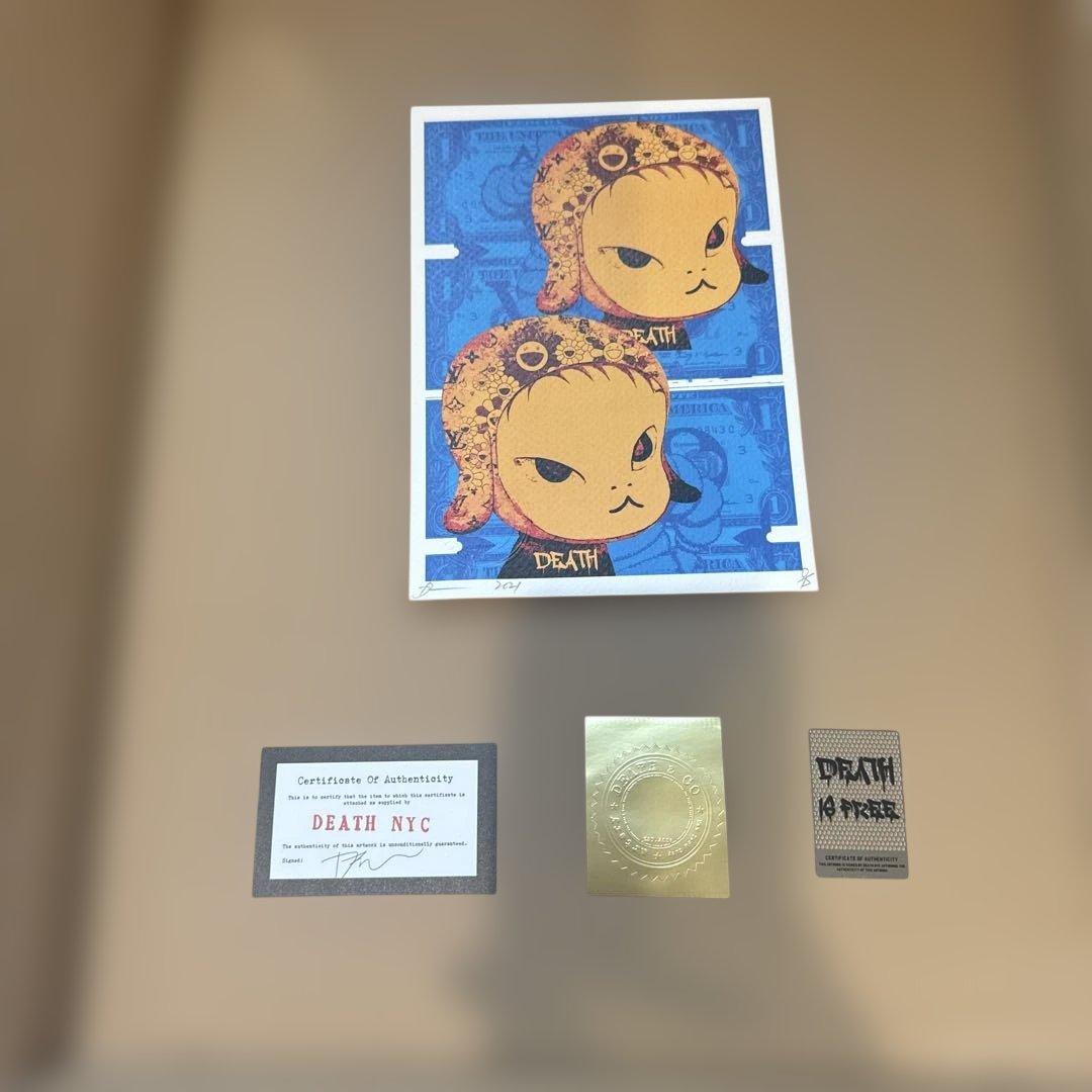 DEATH NYC 現代アートポスター　本物保証