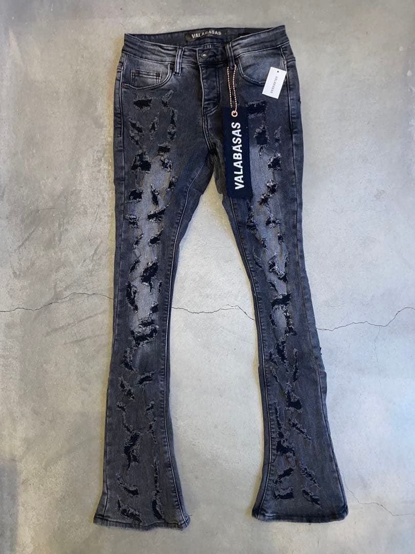 VALABASAS ダメージブーツカットデニム　サイズ30
