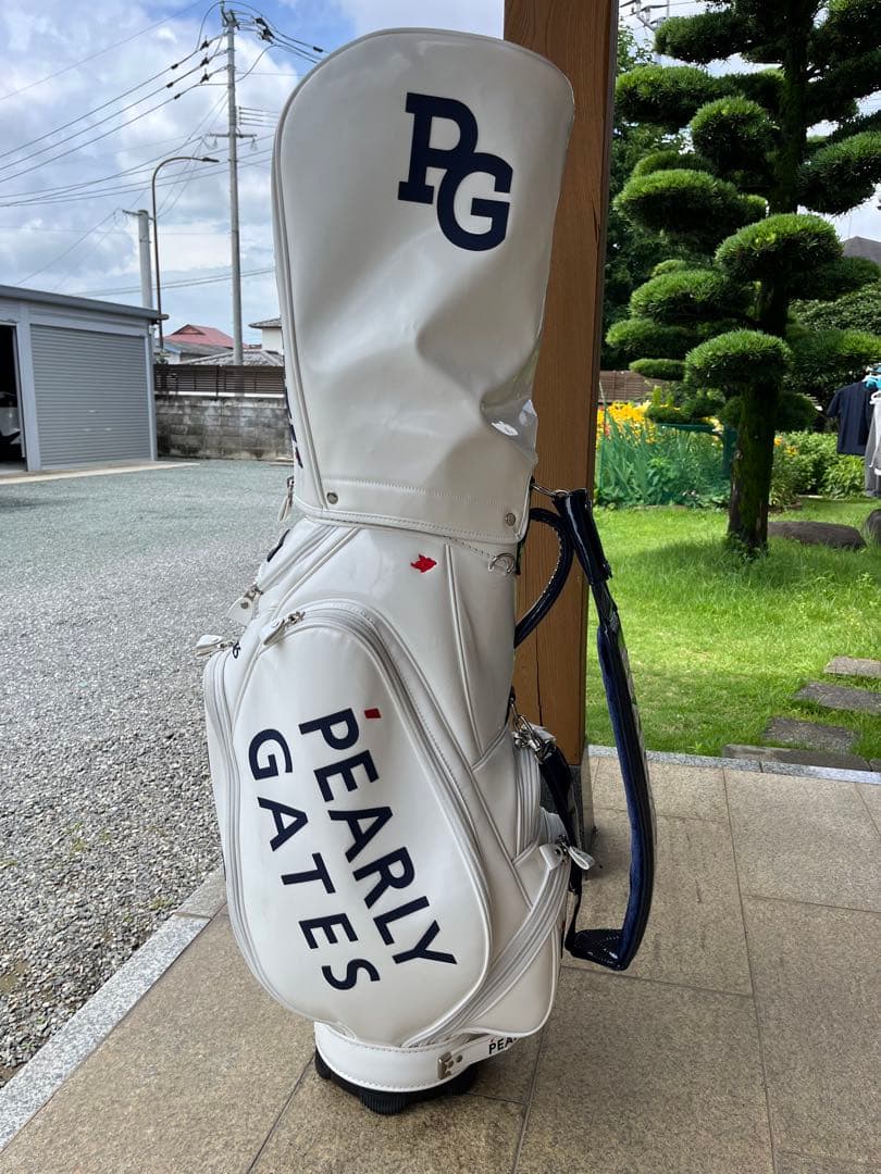 パーリーゲイツ キャディバッグ 白