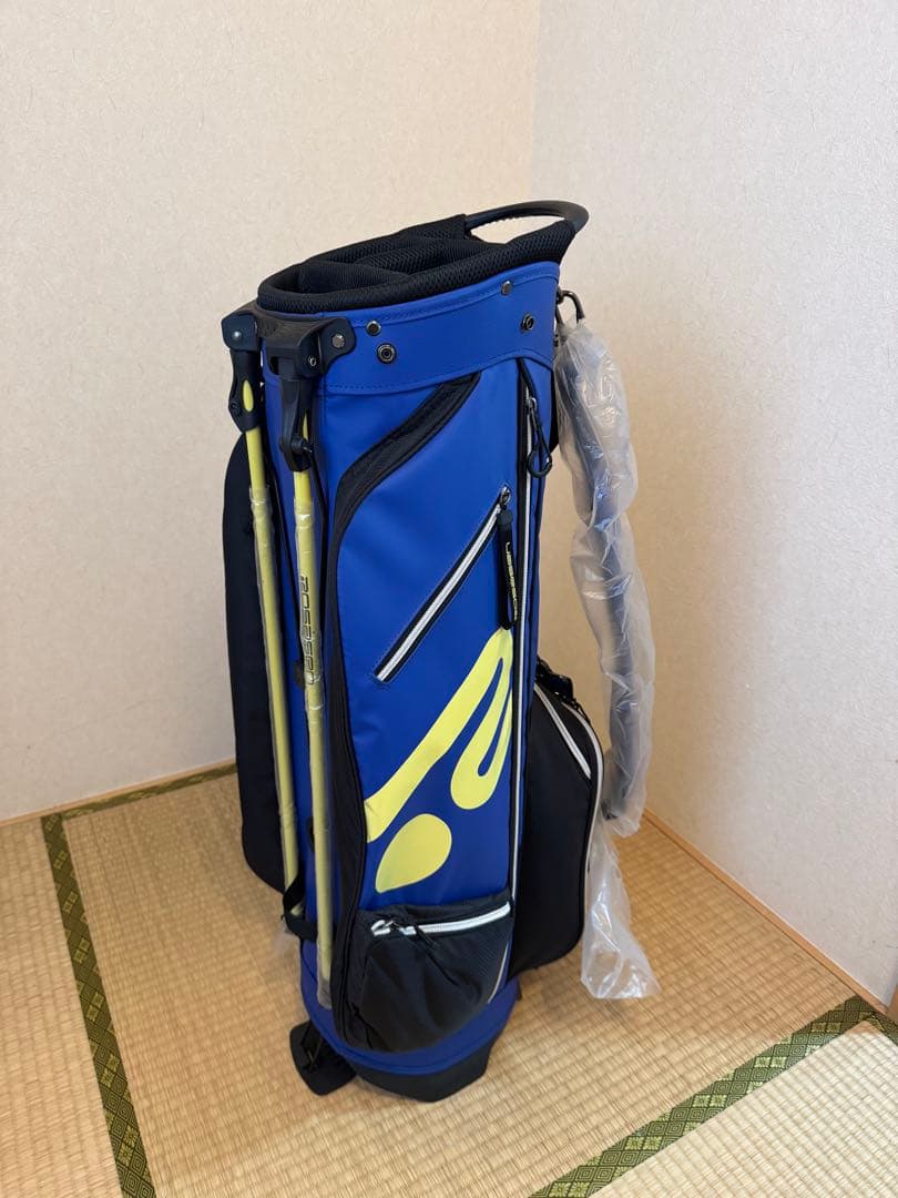 ROSASEN ゴルフキャディバック　スタンド型　ブルー