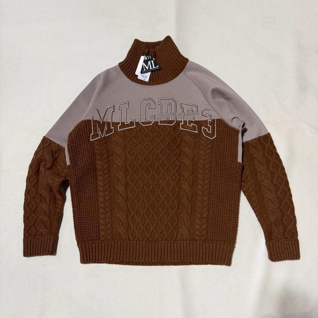 25aw正規品 新品 MARK&LONA マーク＆ロナ モックネックニット 48